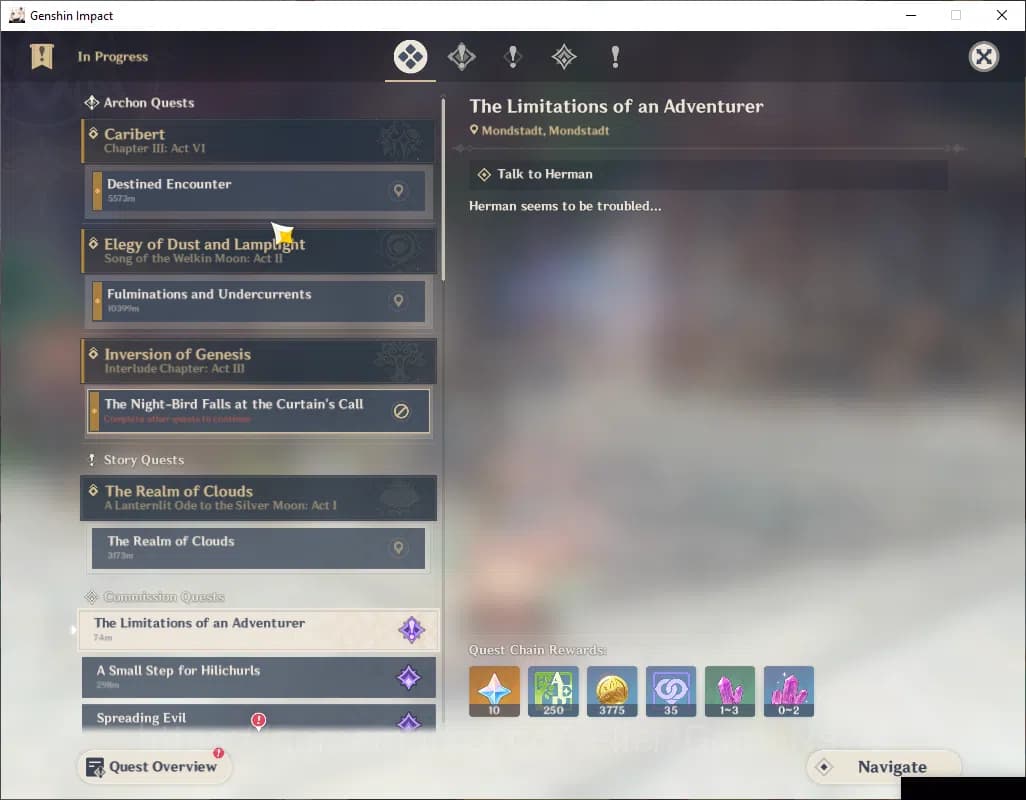 Genshin Impact Accounts ASIA|AR 50|3 Limited +1(*5Wep)|Arlecchino,Kokomi,V image 10