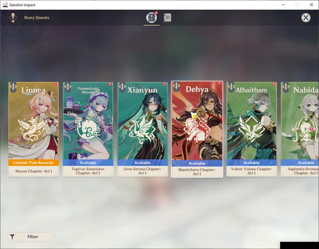 Genshin Impact Accounts ASIA|AR 50|3 Limited +1(*5Wep)|Arlecchino,Kokomi,V image 11