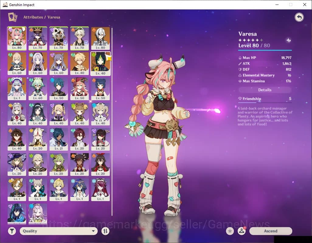 Genshin Impact Accounts ASIA|AR 50|3 Limited +1(*5Wep)|Arlecchino,Kokomi,V image 3