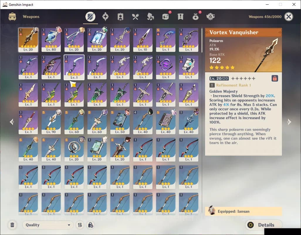 Genshin Impact Accounts ASIA|AR 50|3 Limited +1(*5Wep)|Arlecchino,Kokomi,V image 4