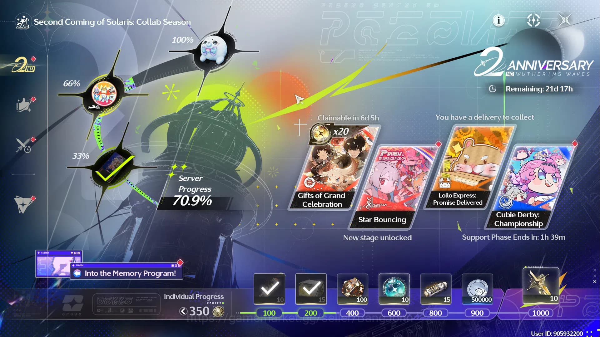 Wuthering Waves Accounts SEA | UL 27 | Starter Hiyuki + Sign | RA690B | image 10
