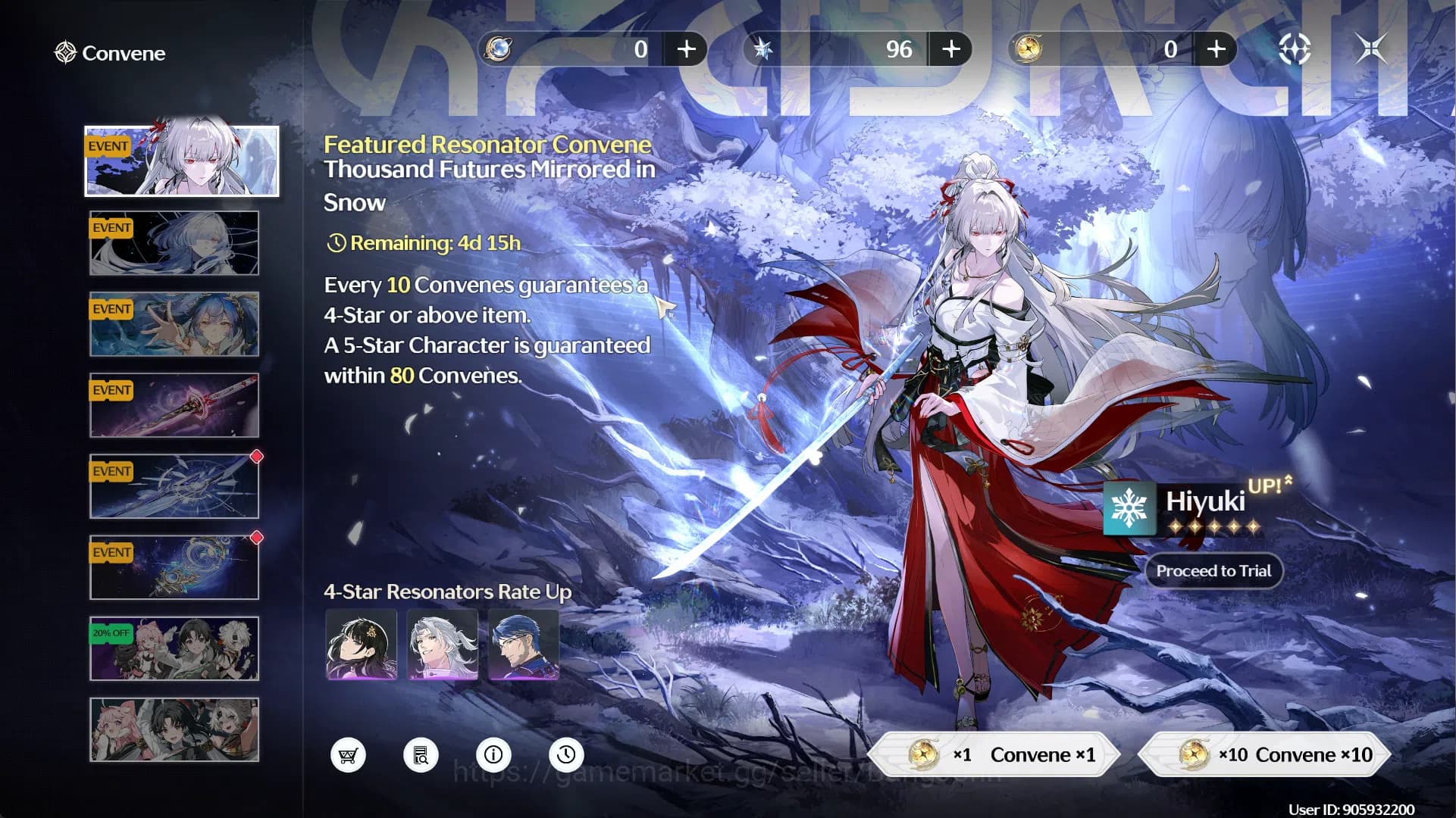 Wuthering Waves Accounts SEA | UL 27 | Starter Hiyuki + Sign | RA690B | image 11