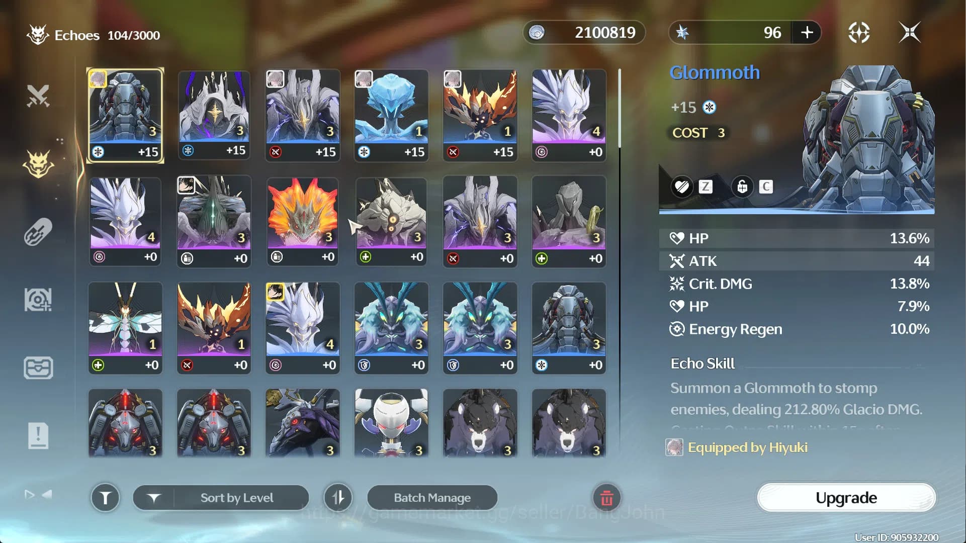 Wuthering Waves Accounts SEA | UL 27 | Starter Hiyuki + Sign | RA690B | image 2