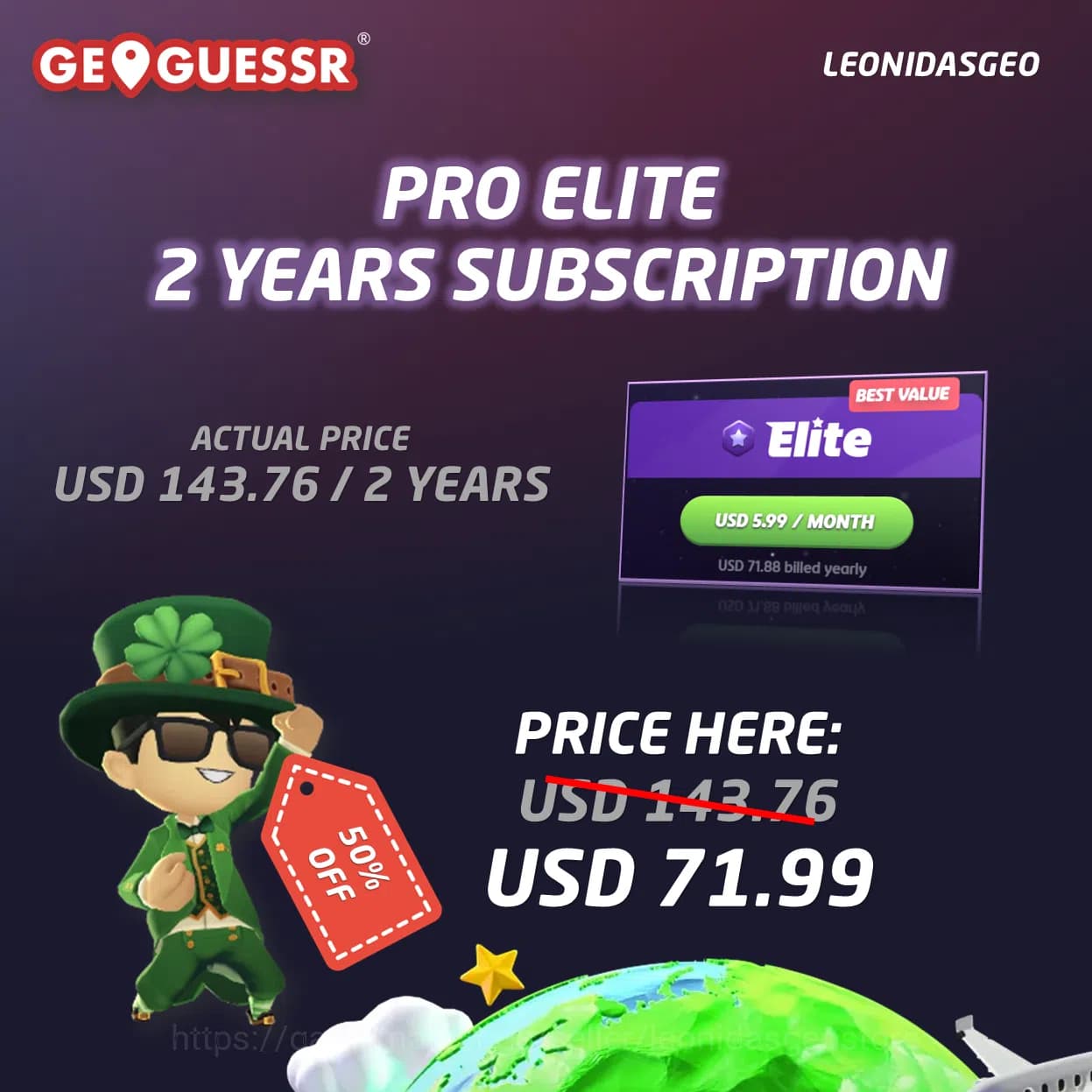 GeoGuessr Others GeoGuessr Subscription to YOUR ACCCOUNT | Pro Elit image 1