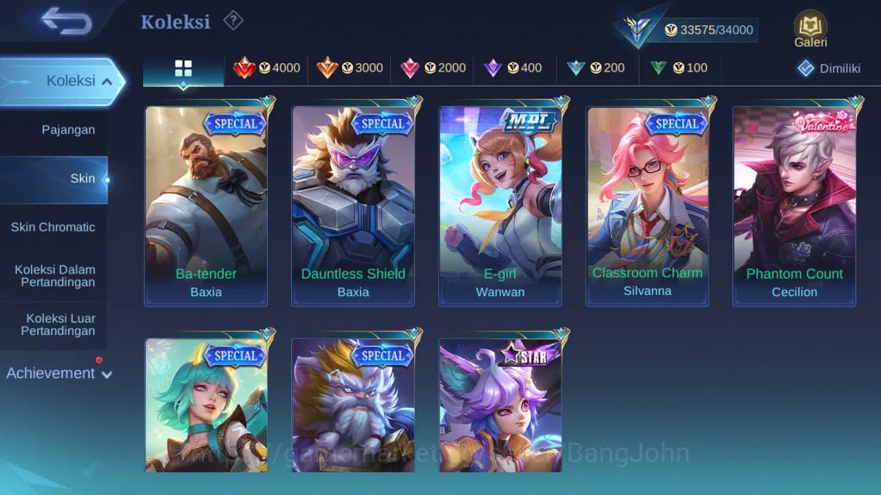 Mobile Legends: Bang Bang Accounts Hero 104 Skin 145 | CC Natalia | Epic balmond, har image 11