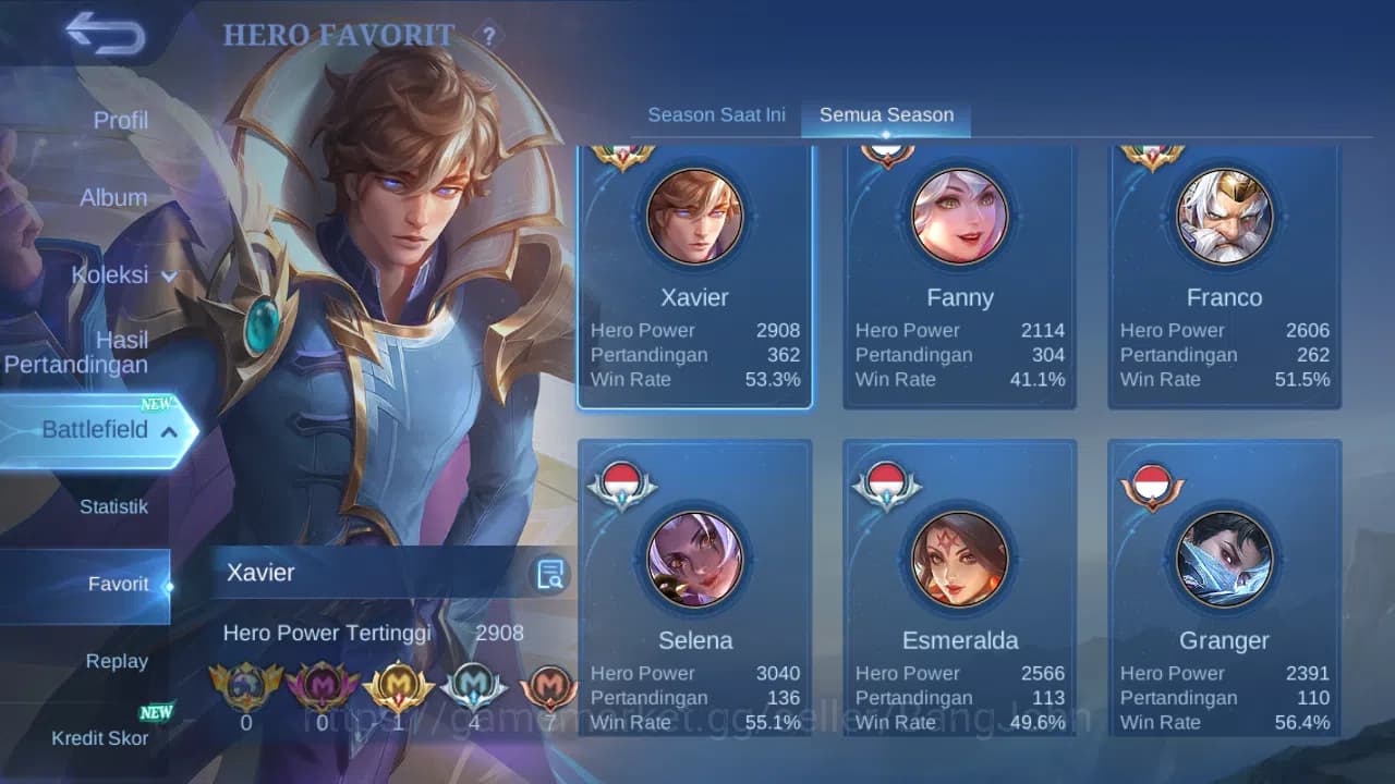 Mobile Legends: Bang Bang Accounts Hero 104 Skin 145 | CC Natalia | Epic balmond, har image 17