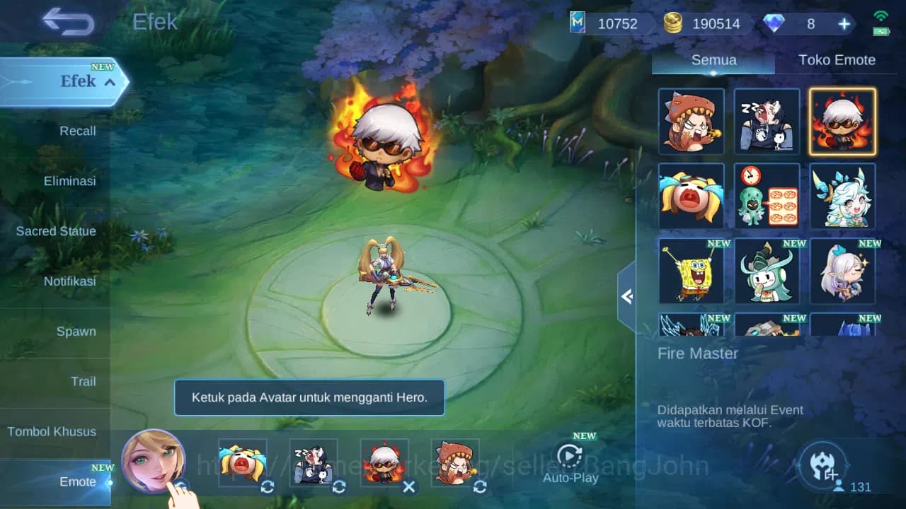 Mobile Legends: Bang Bang Accounts Hero 131 Skin 319 | KOF Dyrroth | Prime Granger, B image 16