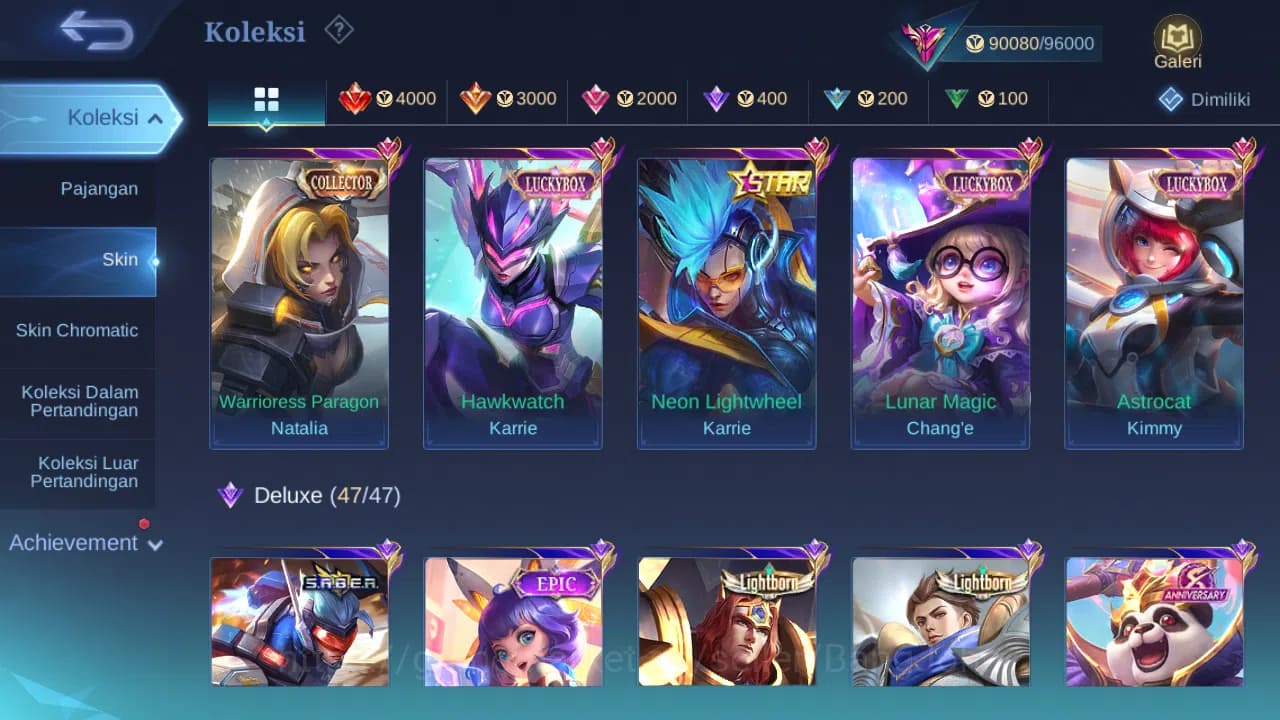 Mobile Legends: Bang Bang Accounts Hero 131 Skin 319 | KOF Dyrroth | Prime Granger, B image 3