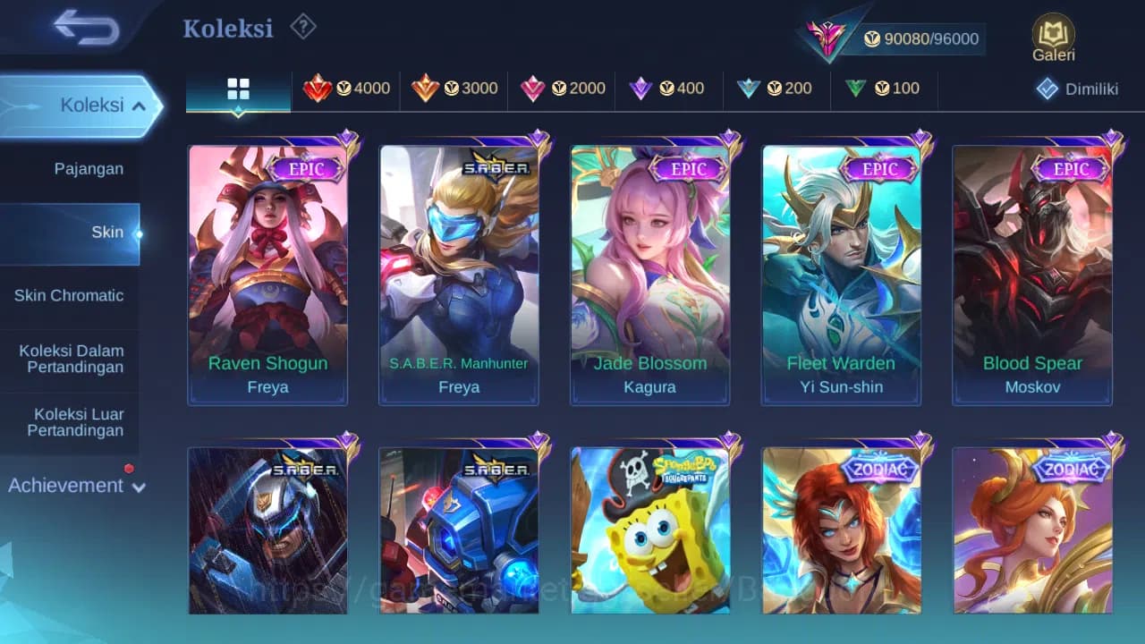 Mobile Legends: Bang Bang Accounts Hero 131 Skin 319 | KOF Dyrroth | Prime Granger, B image 6