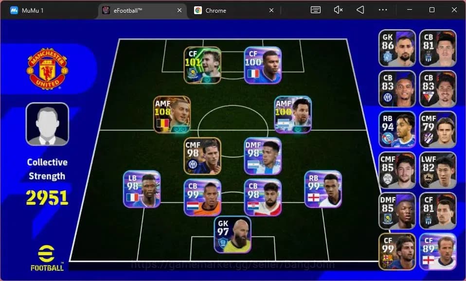 eFootball Accounts Android|PW 3085|Epic Bigtime Hazzard|SHW Messi|,Ep image 2