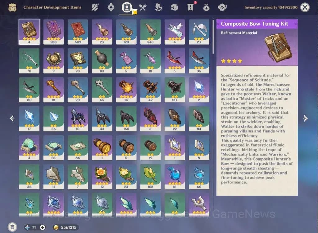 Genshin Impact Accounts ASIA|AR58|PreamTeam Neuvilette|11Limited+7(*5Weapo image 10