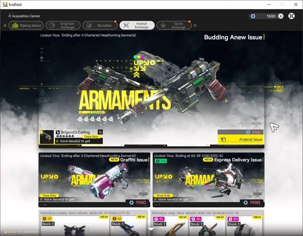 Arknights: Endfield Accounts NA/EU|Starter|Lv 2|SSR 2(1Limit)+1(*6WP)|Tangtang, image 4