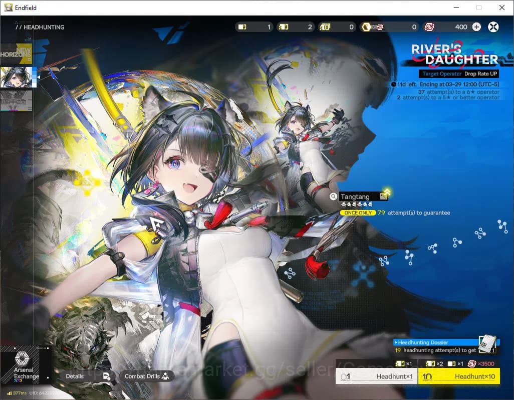 Arknights: Endfield Accounts NA/EU|Starter|Lv 2|SSR 2(1Limit)+1(*6WP)|Tangtang, image 9