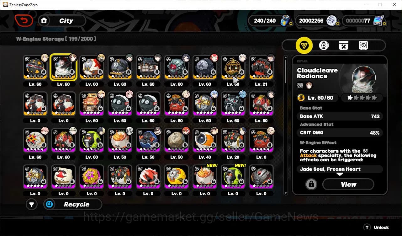 Zenless Zone Zero Accounts Asia ENDGAME|18 Limit 3VH+4 Sign+Prem Team YSG(YSG image 17