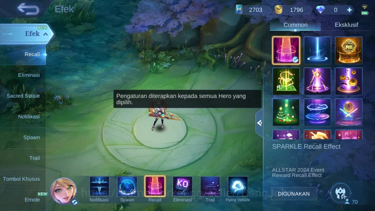 Mobile Legends: Bang Bang Accounts GLOBAL Hero 70 Skin 115 | CC Nata | Valentine Clau image 6