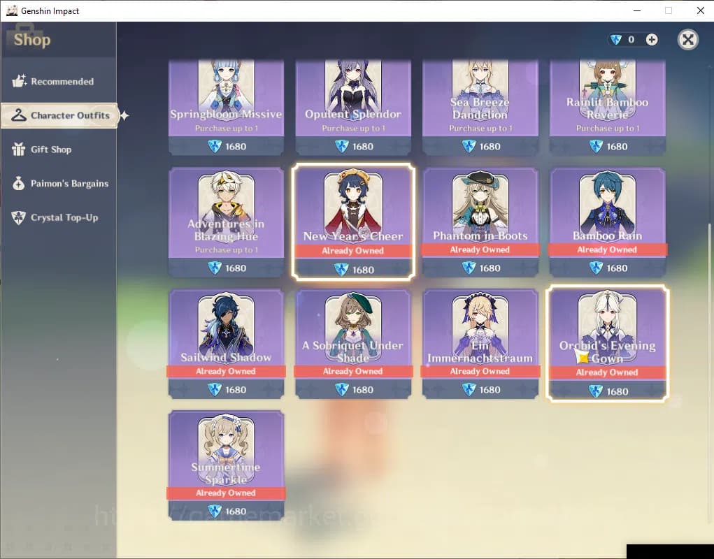Genshin Impact Accounts ASIA|AR60|End Game Well Build|21Limited+16(*5Weapo image 13
