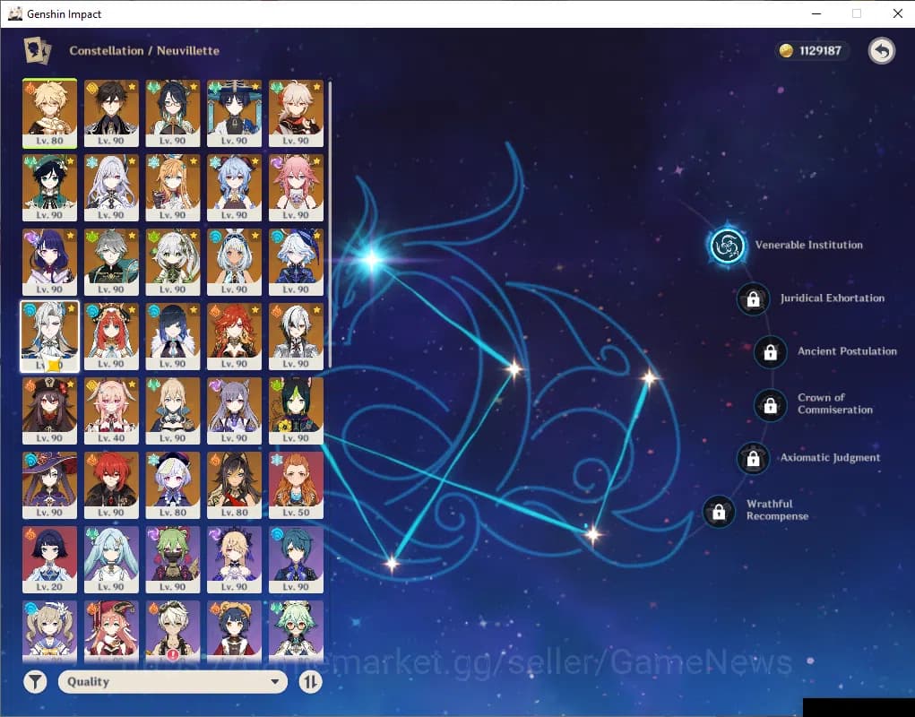 Genshin Impact Accounts ASIA|AR60|End Game Well Build|21Limited+16(*5Weapo image 16