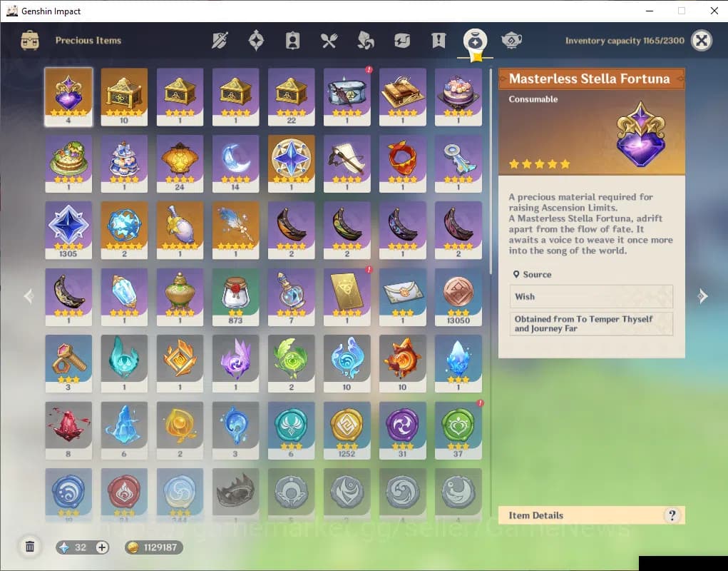 Genshin Impact Accounts ASIA|AR60|End Game Well Build|21Limited+16(*5Weapo image 7