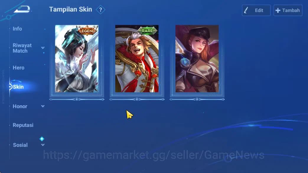Honor of Kings Accounts Hero 13 Skin 3|Fresh Starter| (Consort Yu Legend) image 1