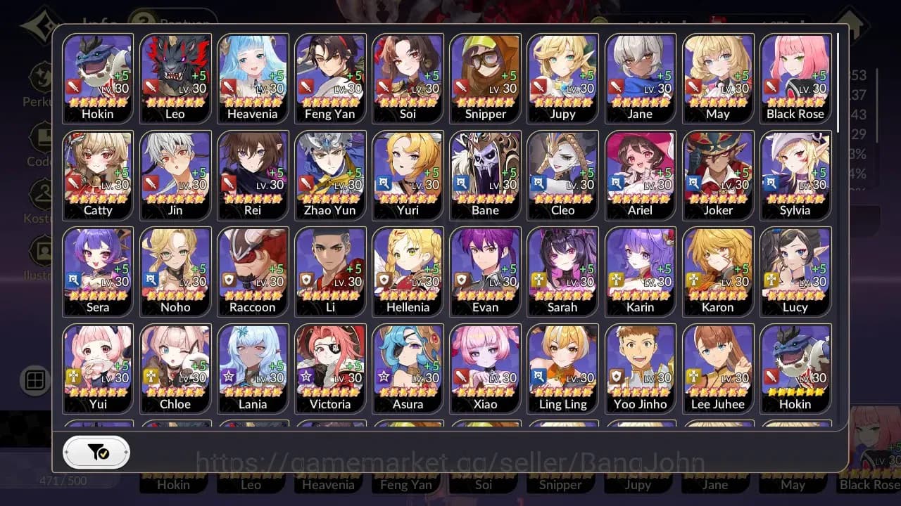 Seven Knights Re:Birth Accounts Global|4EX7(FaiTC1,Melia,Juri,Rosie)Leg Costume(Ye image 20