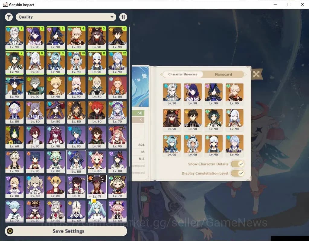 Genshin Impact Accounts Asia|AR60|13Limited+9(*5WP)|(Mualani,Ayaka,Kazuha, image 1