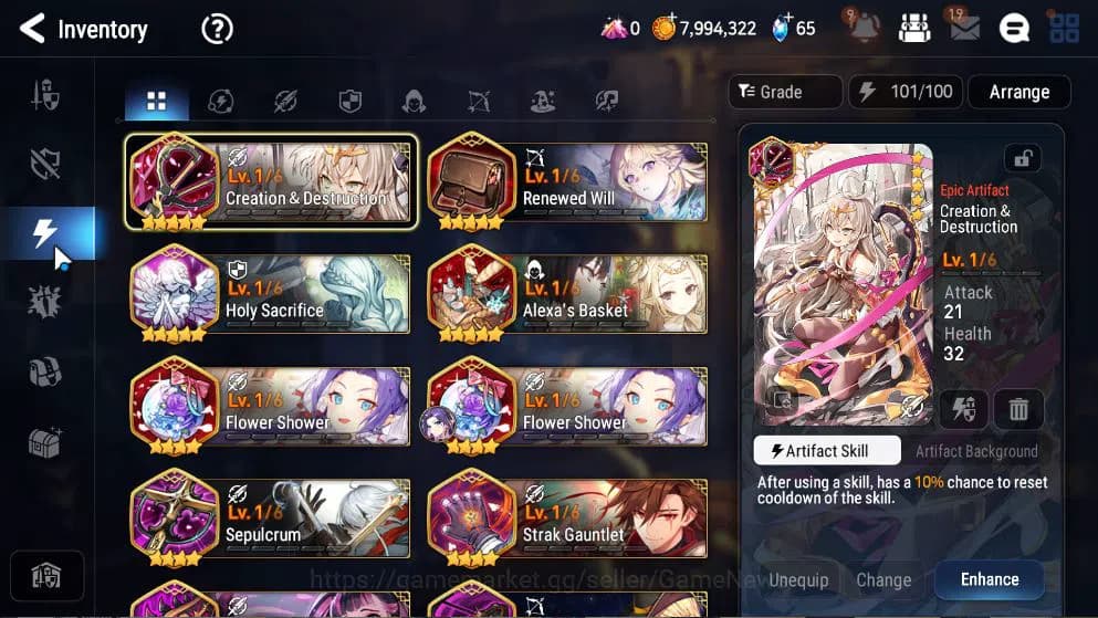 Epic Seven Accounts GLOBAL Unverif|New Era|2 ML(Harsetti, TE Kayron)+ image 8
