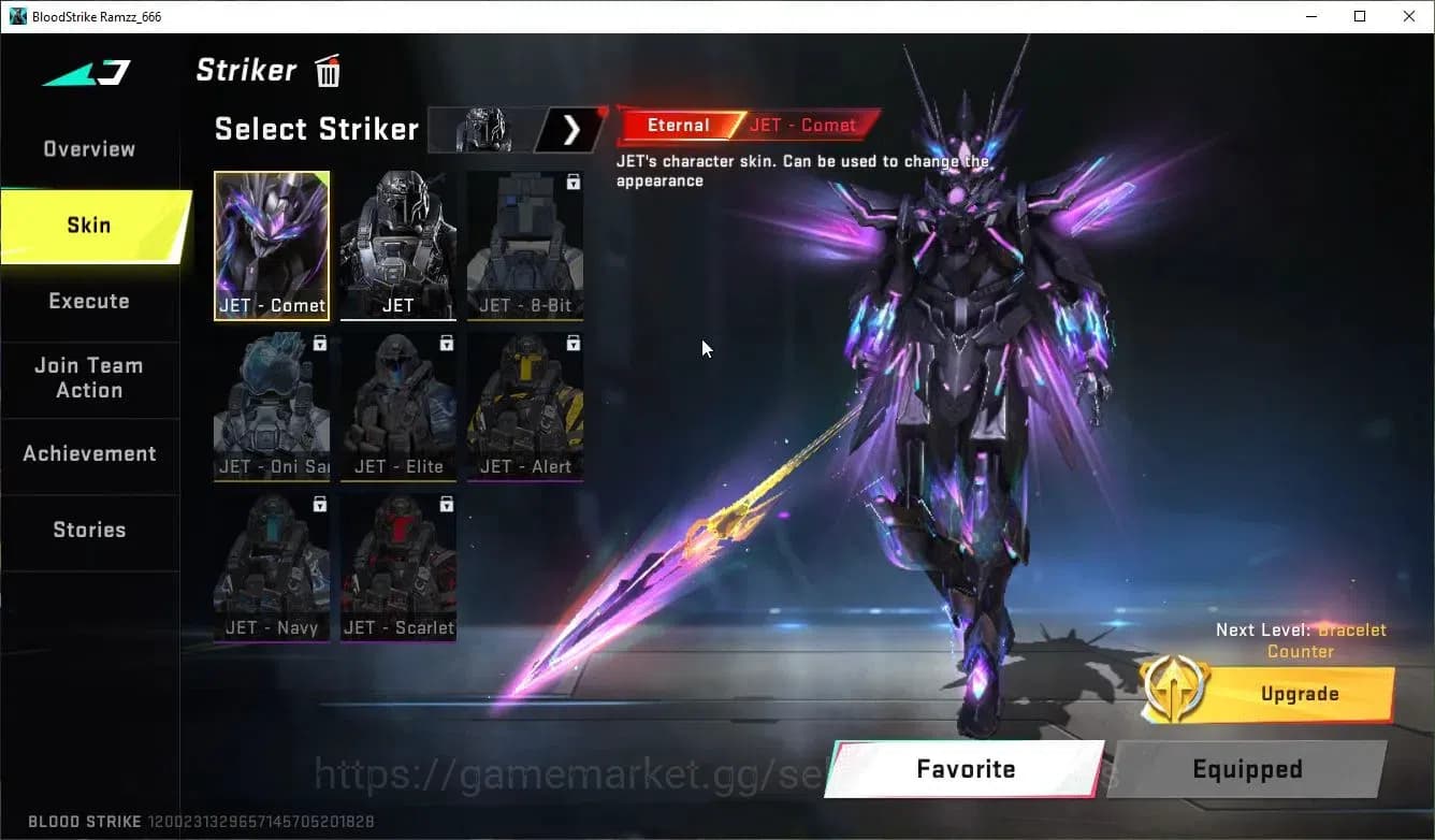 Blood Strike Accounts ASIA|ETERNAL JET-Comet+Collab 7DS [Elizabeth,AK47, image 3
