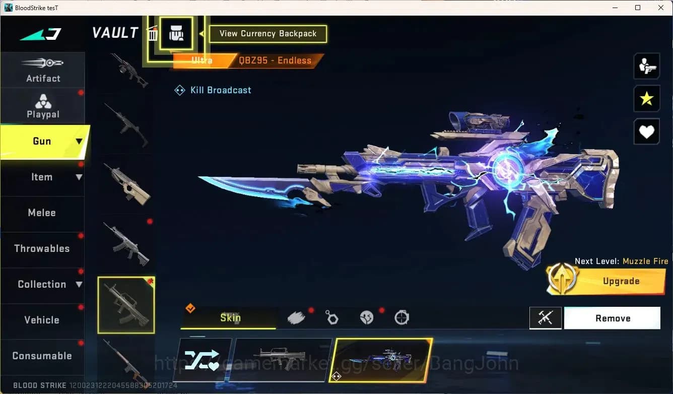 Blood Strike Accounts ASIA | BLEACH Byakuya Kuchiki Striker|Ultra QBZ95 image 7