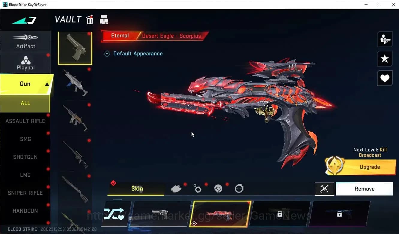 Blood Strike Accounts ASIA|ETERNAL Desert Eagle Scorpius+EVO FAL Draco+C image 5