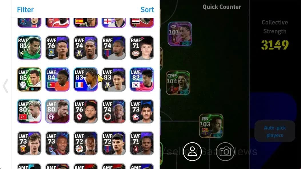 eFootball Accounts Android|Big Time Eden Hazard,Stevan Gerard,Balleti image 3