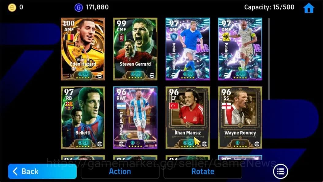 eFootball Accounts Android|Big Time Eden Hazard,Stevan Gerard,Balleti image 6