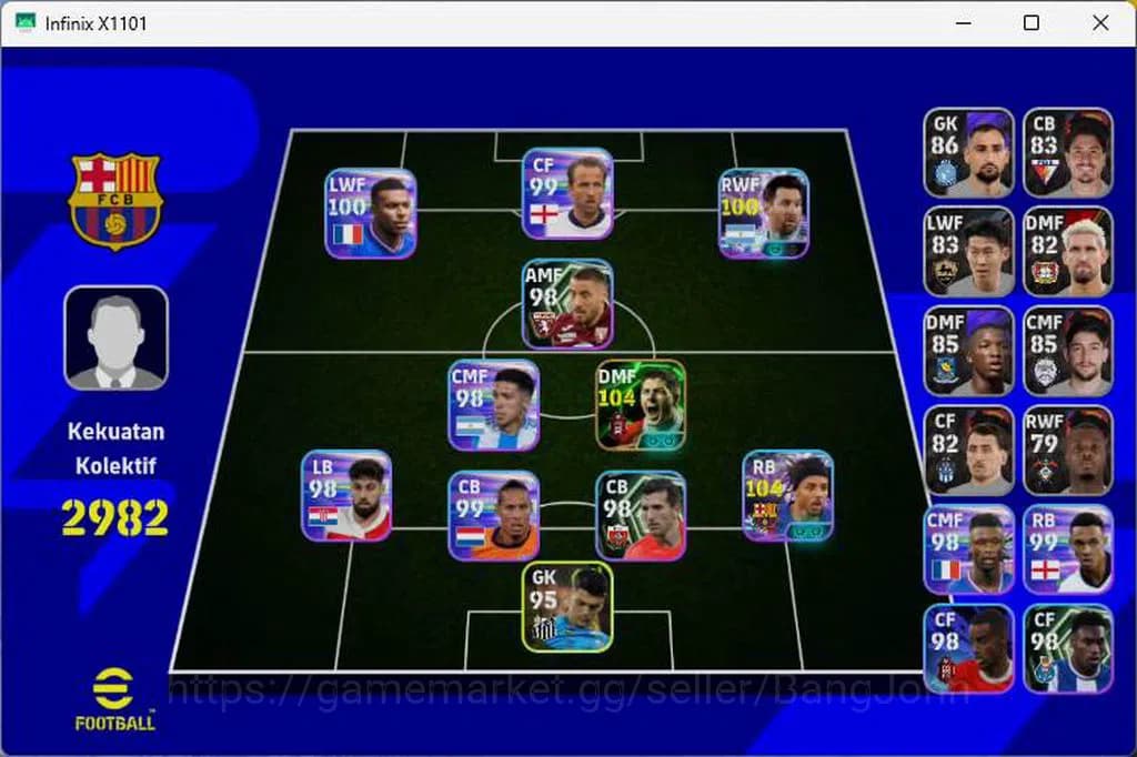 eFootball Accounts ANDROID|PW 2982|Steven Gerrard epic,Lionel Messi+ image 1