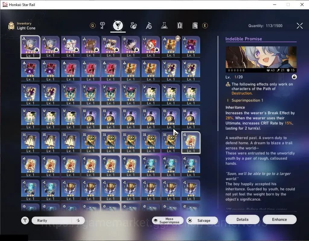 Honkai Star Rail Accounts Asia|TL 4|3 Golden Companion Spirit|4 Limited|[Sil image 4