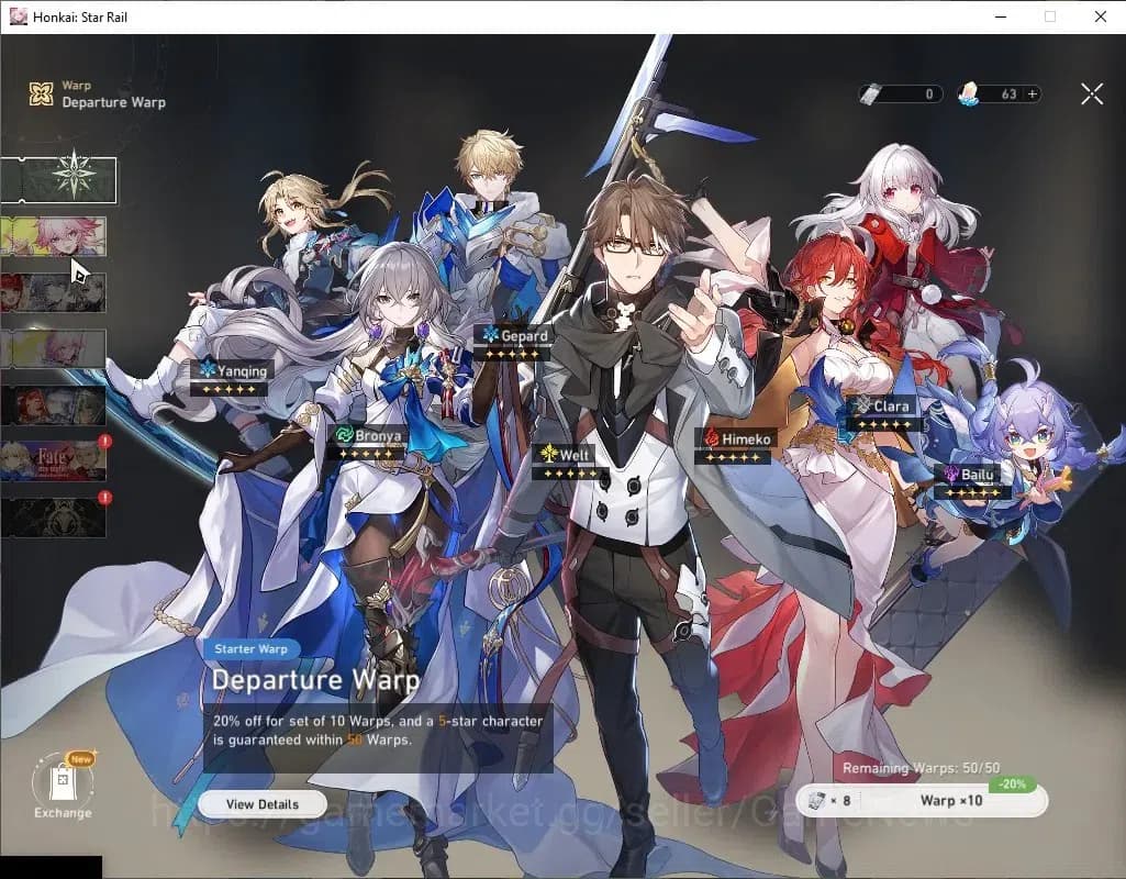 Honkai Star Rail Accounts Asia|TL 4|3 Golden Companion Spirit|4 Limited|[Sil image 7