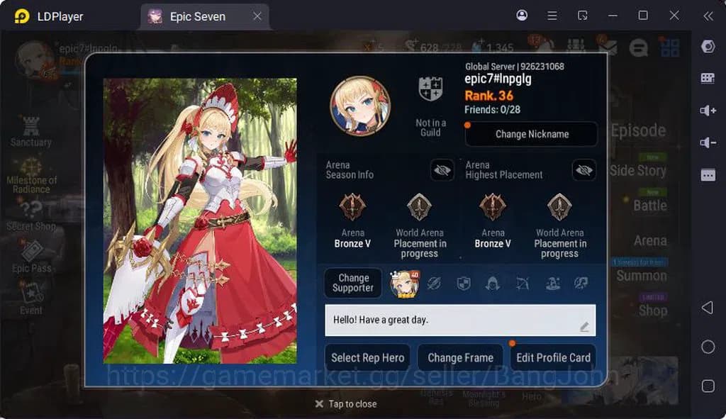 Epic Seven Accounts Global Unverif | 6ML | (Landy,Tieria,Veronica,Roan image 1