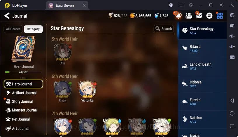 Epic Seven Accounts Global Unverif | 6ML | (Landy,Tieria,Veronica,Roan image 15