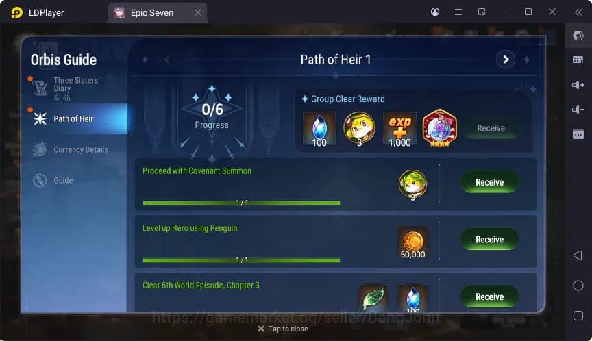 Epic Seven Accounts Global Unverif | 6ML | (Landy,Tieria,Veronica,Roan image 9