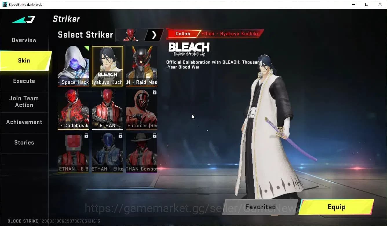 Blood Strike Accounts ASIA|Collab 7DS Karl98,QBZ95,BLEACH Byakuya+10 ULT image 4