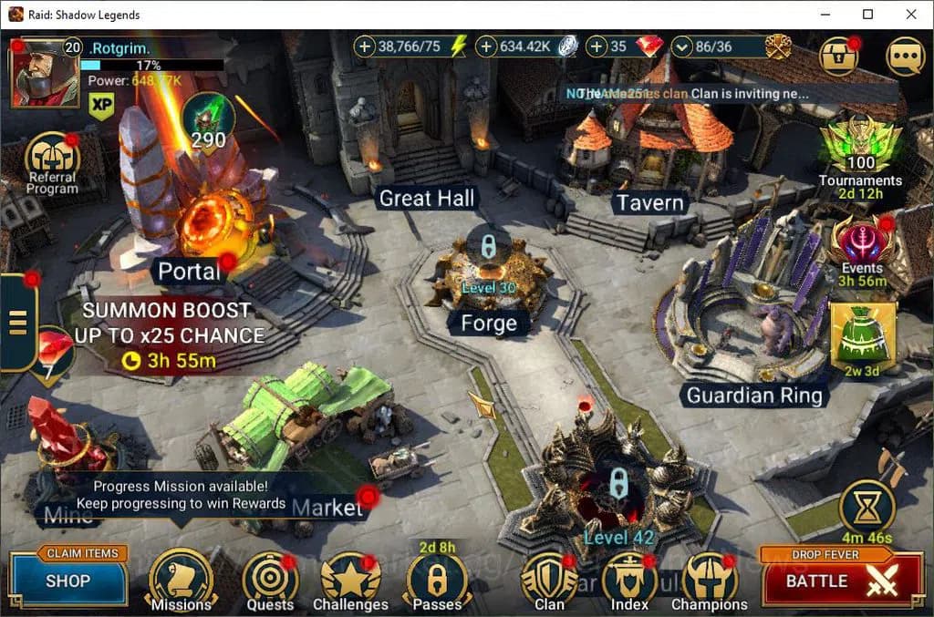 Raid: Shadow Legends Accounts Lv20 648K Power|1 Mythic(Gharol)|23 Legend(Ninja,A image 1