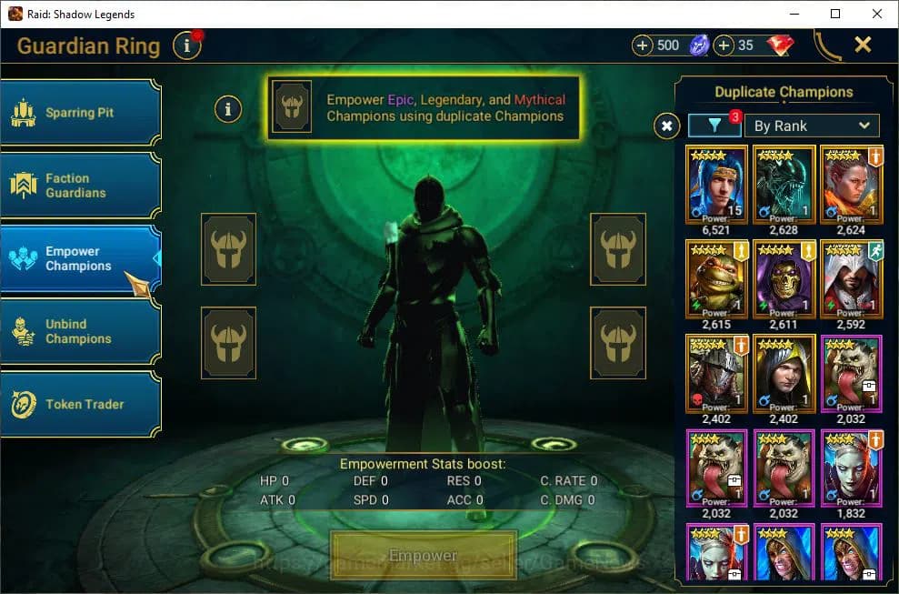 Raid: Shadow Legends Accounts Lv20 648K Power|1 Mythic(Gharol)|23 Legend(Ninja,A image 17