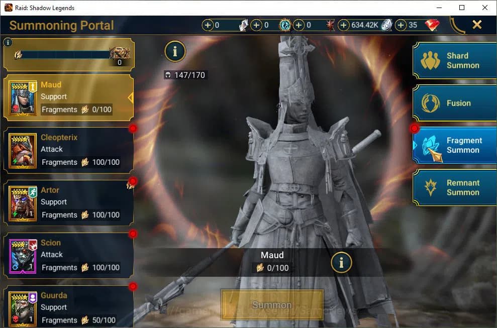 Raid: Shadow Legends Accounts Lv20 648K Power|1 Mythic(Gharol)|23 Legend(Ninja,A image 8