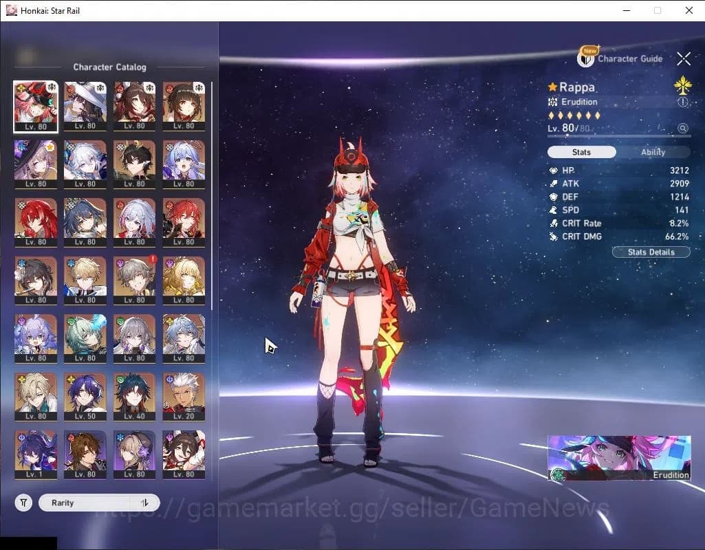 Honkai Star Rail Accounts Asia|TL 70|Free ZZZ+GI|Rappa Prem Team|18 Limited[ image 5