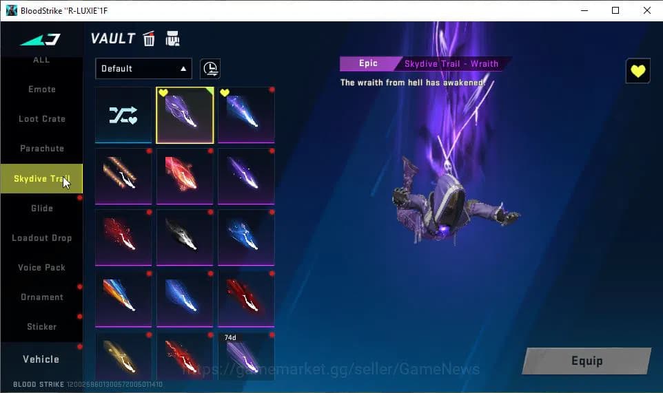 Blood Strike Accounts ASIA|2 Melee ULTRA Dual Blades|29 ULTRA[KRAKEN,ZER image 8