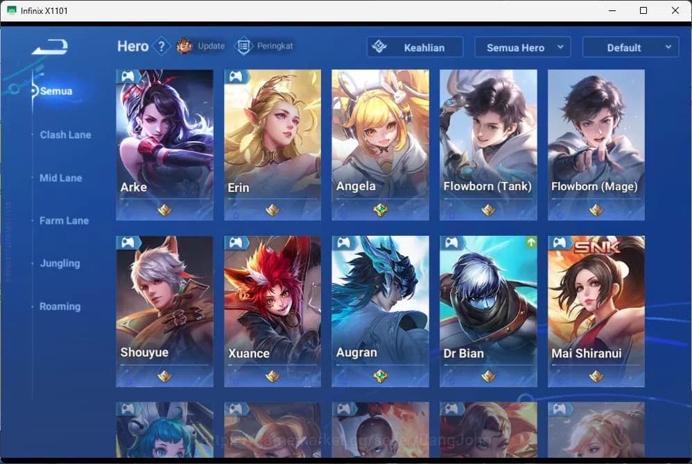 Honor of Kings Accounts GLOBAL | hero 75, skin 75 SXNX houyi, Legend ladys image 7