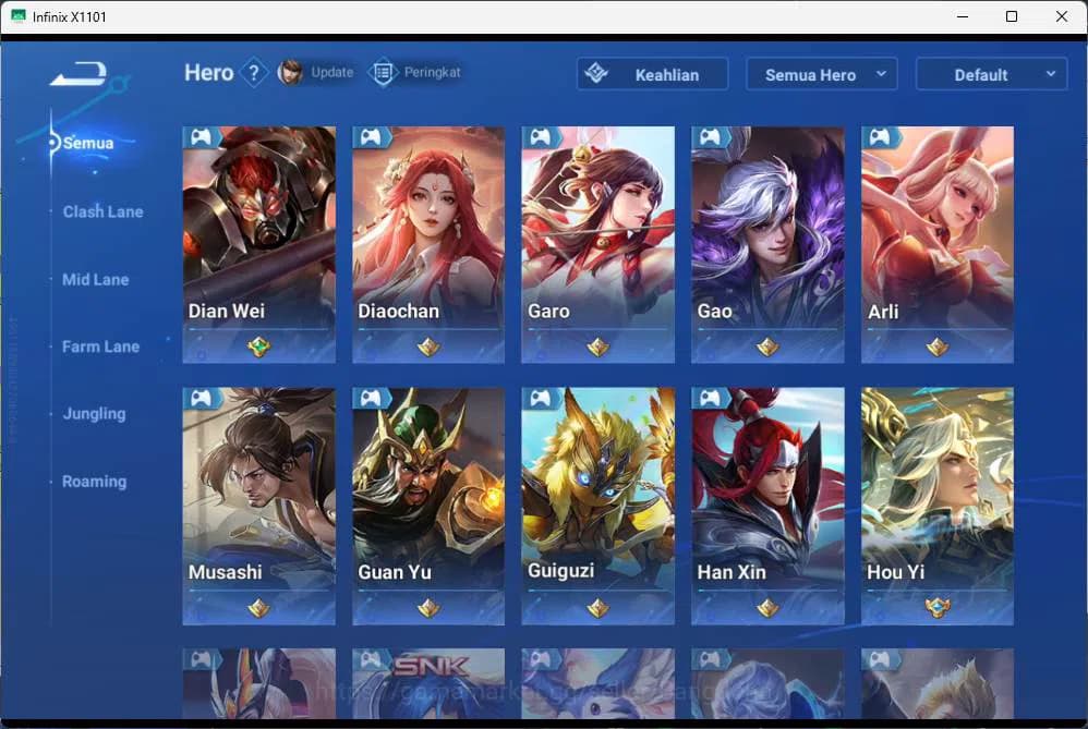 Honor of Kings Accounts GLOBAL | hero 75, skin 75 SXNX houyi, Legend ladys image 9