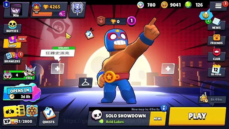 Brawl Stars Accounts 4265 Trophy|126 Gem|28 Brawler 4 Max Lvl|1 Hypch S image 1