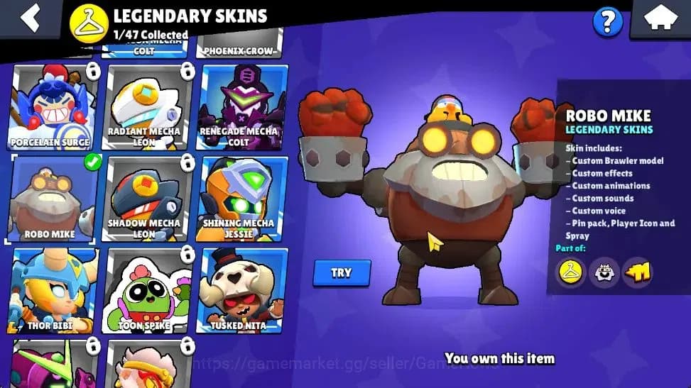 Brawl Stars Accounts 4265 Trophy|126 Gem|28 Brawler 4 Max Lvl|1 Hypch S image 11