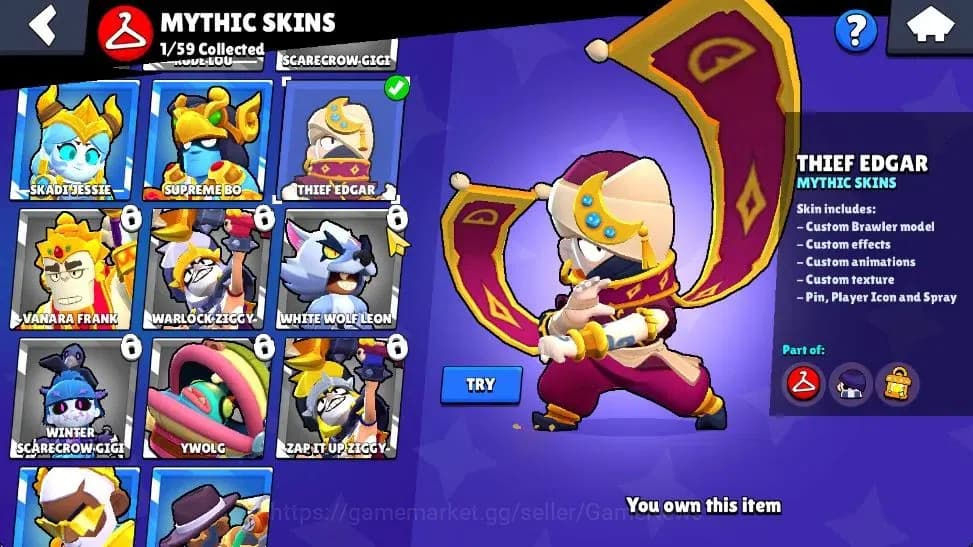 Brawl Stars Accounts 4265 Trophy|126 Gem|28 Brawler 4 Max Lvl|1 Hypch S image 12