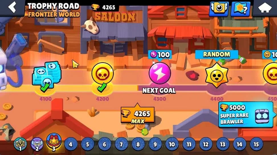 Brawl Stars Accounts 4265 Trophy|126 Gem|28 Brawler 4 Max Lvl|1 Hypch S image 4