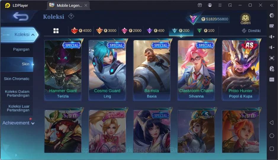 Mobile Legends: Bang Bang Accounts GLOBAL|Hero 132|Skin 264|Annual Haya,CC Natalia,DT image 12